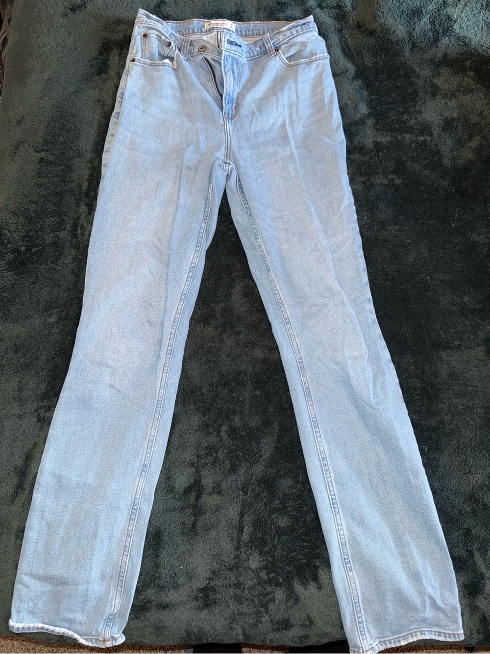 Light Blue Women's Straight Jeans